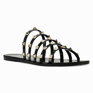 Nine West Charli Flat Slides - Black - Ireland (LP1605489)